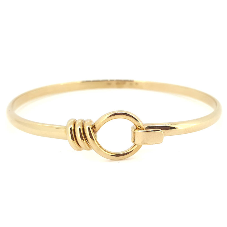 Handmade 9ct Gold Bangle - Troy O'Brien Fine Jewellery