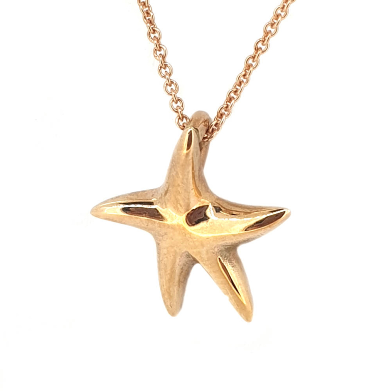 9ct Gold Starfish Pendant