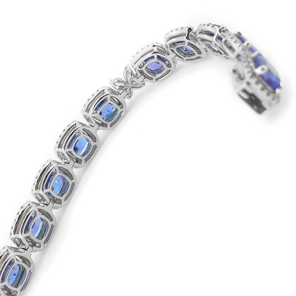Tanzanite and Diamond Bracelet