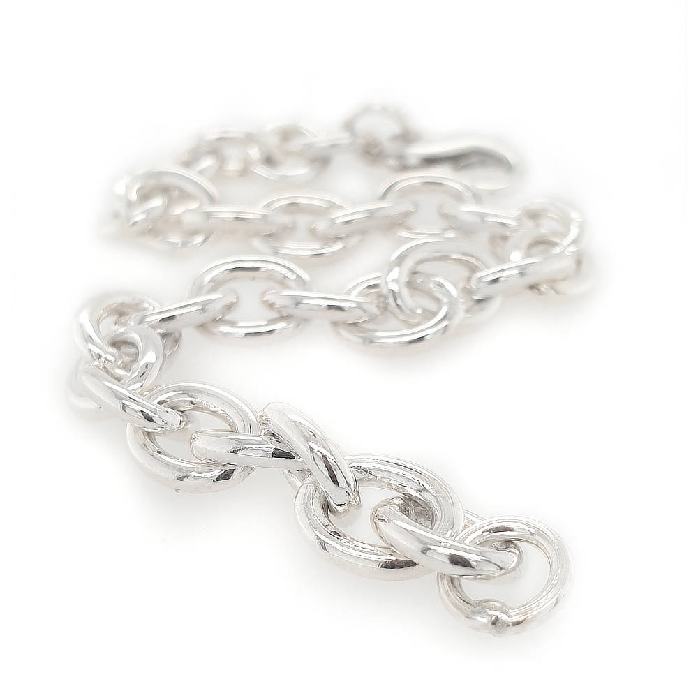 Sterling Silver Trace Link Bracelet