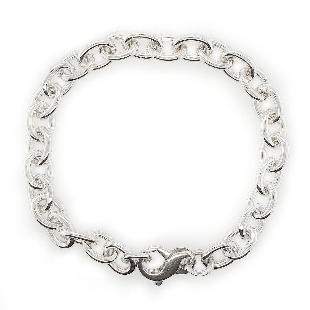 Sterling Silver Trace Link Bracelet