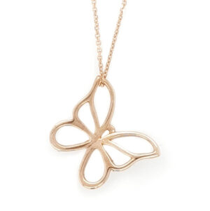 Rose Gold Butterfly Pendant