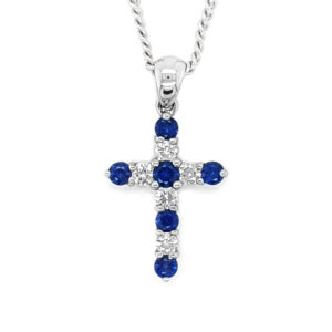 Sapphire and Diamond Cross