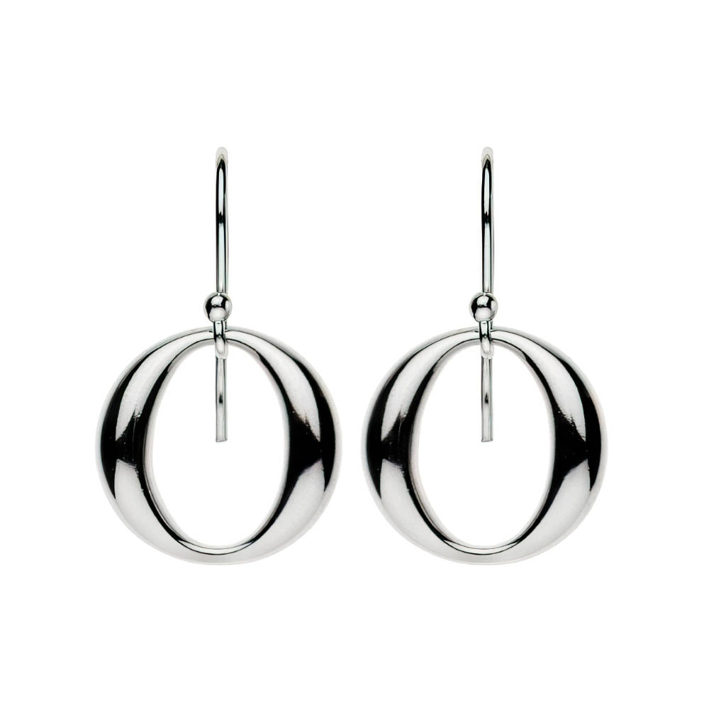 Silver ‘O’ Earrings