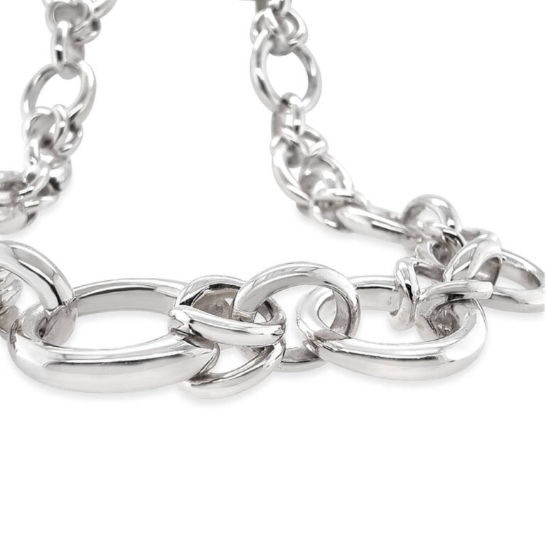 Sterling Silver Chunky Necklace - Troy O'Brien Fine Jewellery