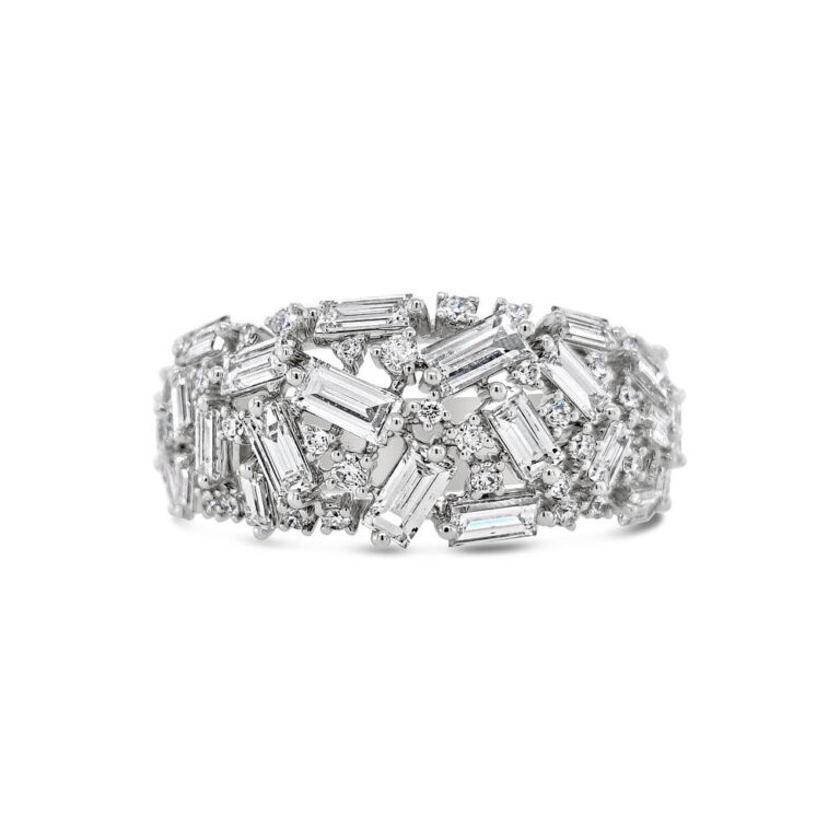 Exquisite Diamond Scatter Ring