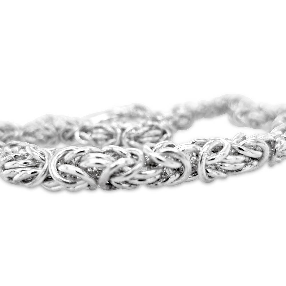 Handmade Byzantine Silver Necklace