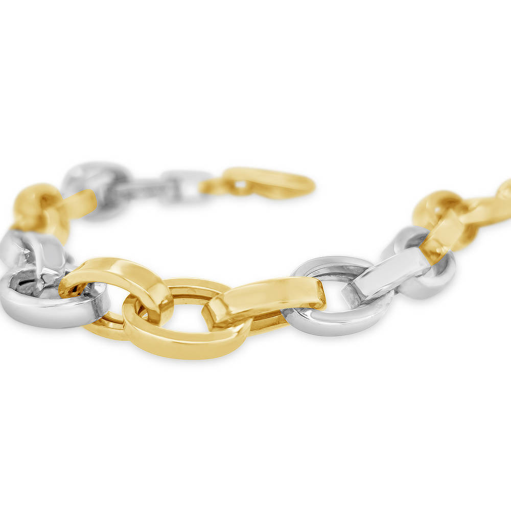 Yellow and White Gold Bracelet