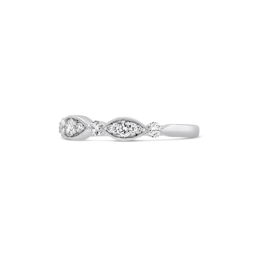 Art Deco Diamond Stacker Ring