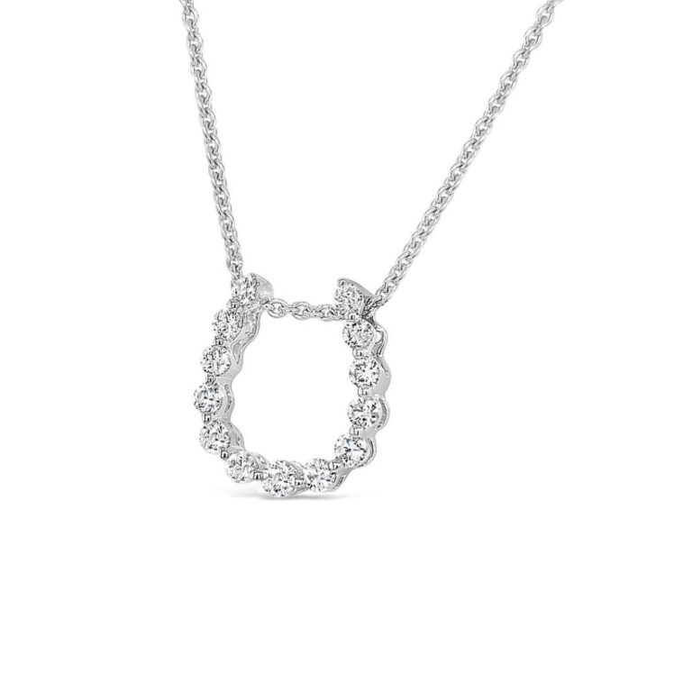 Diamond Horseshoe Pendant Troy O'Brien Fine Jewellery