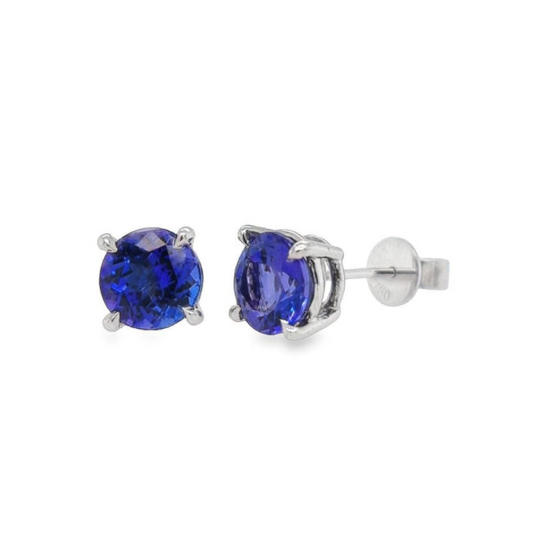 Tanzanite Stud Earrings