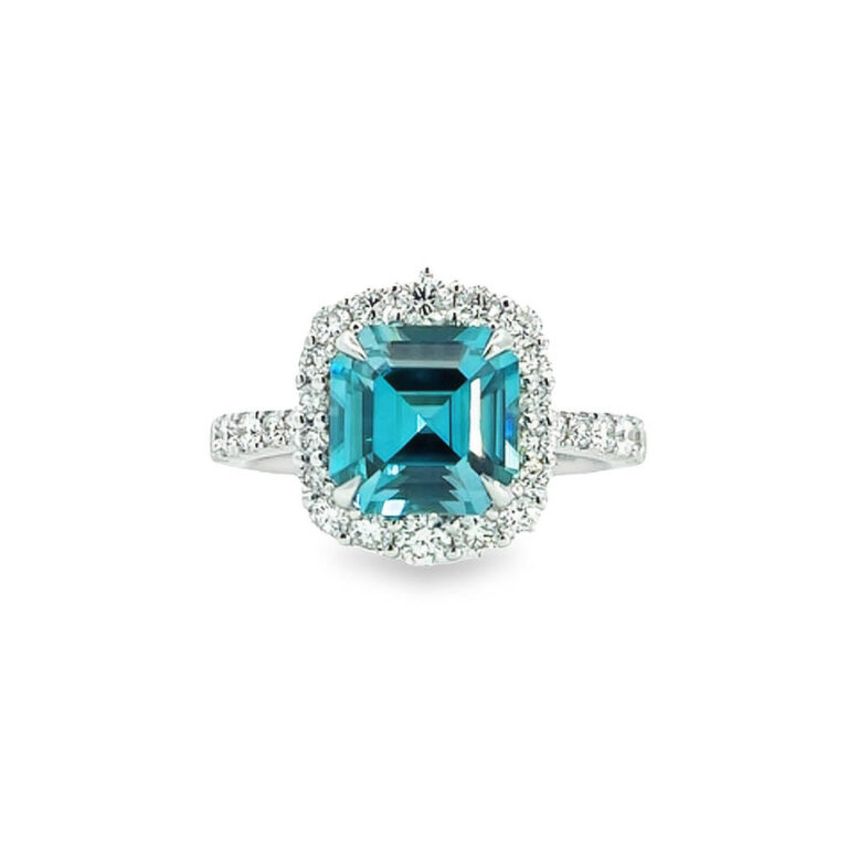 Valentina Blue Zircon Ring