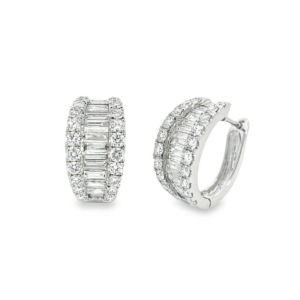 Exquisite Baguette Diamond Earrings - Troy O'Brien Fine Jewellery