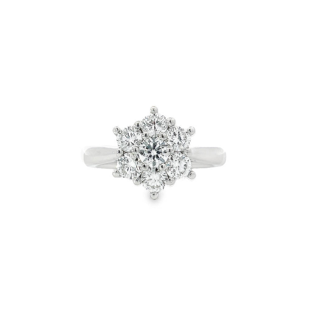 Diamond Flower Ring - Troy O'Brien Fine Jewellery