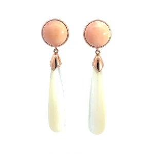 Coral and Pearl Drops