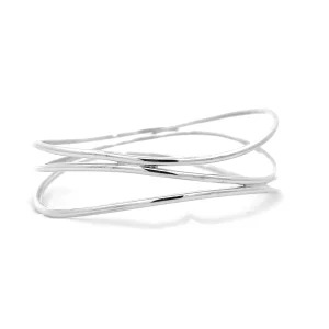 Sterling Silver 3-Wire Bangle