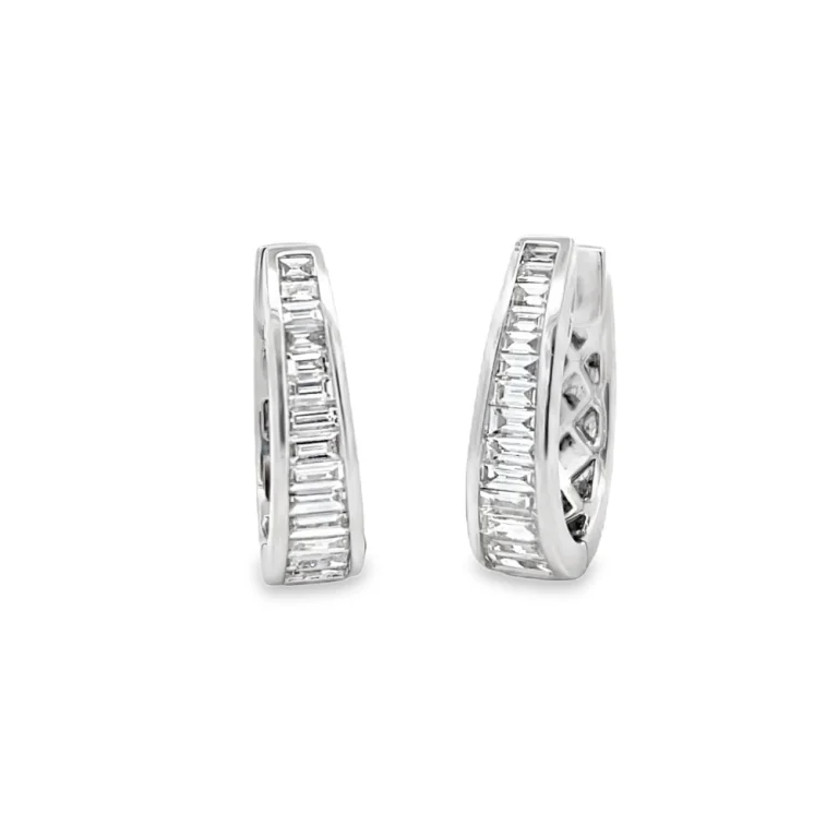 Baguette Diamond Earrings