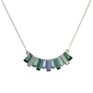 Gemstone Fan Necklace