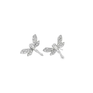 Diamond set Dragonfly Earrings