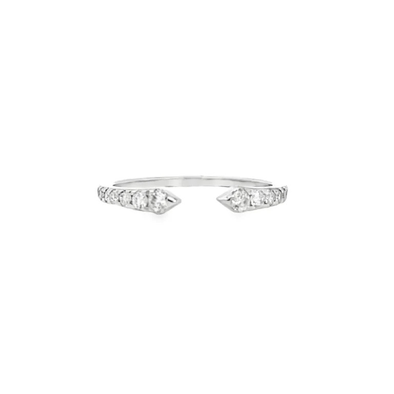 Open Cuff Style Diamond Band