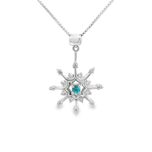 Paraiba Tourmaline Snowflake