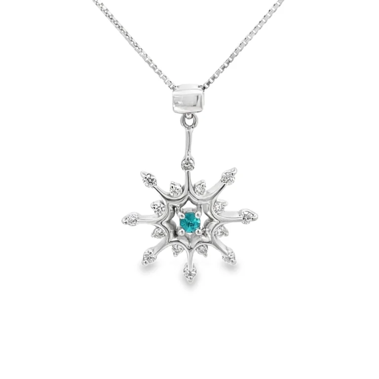 Paraiba Tourmaline Snowflake