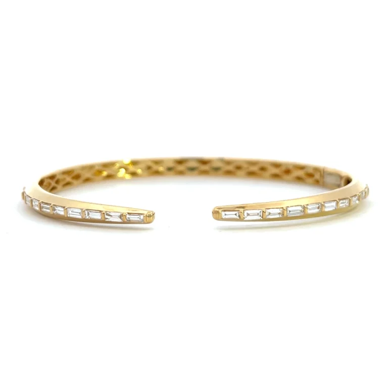 Baguette Diamond Bangle