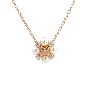 Rose Gold Pearl Pendant