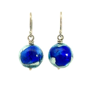 Murano Venetian Glass Drop Earrings