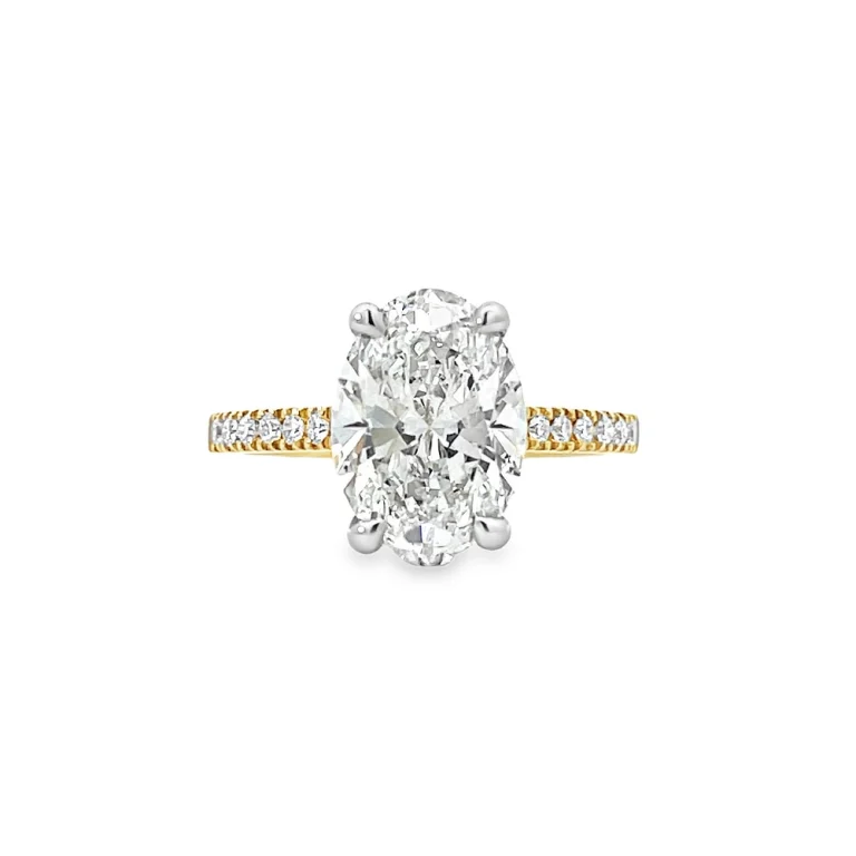 Oval Cut Lab-Grown Diamond Ring