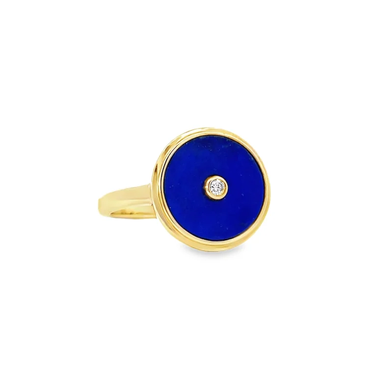Lapis Art Deco Ring