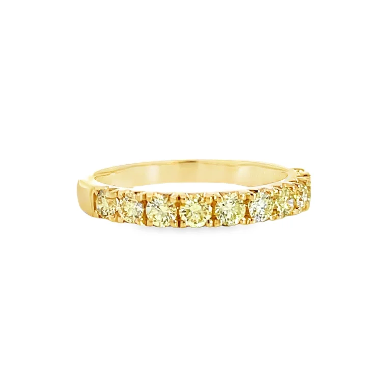 Yellow Diamond Eternity Ring