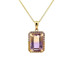Dusky Sunset Ametrine Pendant