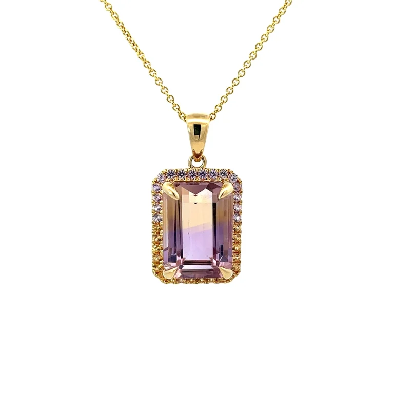Dusky Sunset Ametrine Pendant