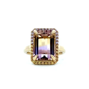 Dusky Sunset Ametrine Ring