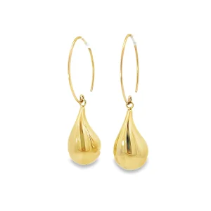 Yellow Gold Drop Earrings