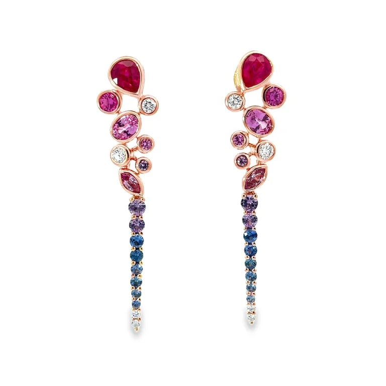 Coloured Sapphire Drops