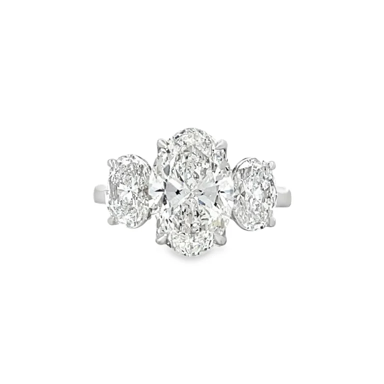 Oval Diamond Trilogy Ring