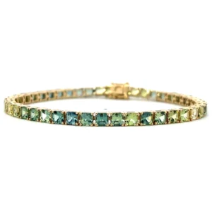 Australian Green Sapphire Bracelet