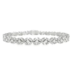 White Gold Butterfly Diamond Bracelet