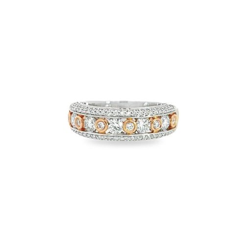 18ct Rose and White Gold Kia Ring