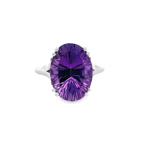 Amethyst Starburst Ring