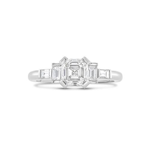 Asher Cut Lab Grown Diamond Ring