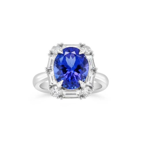 Bespoke Tanzanite and Diamond Beauty