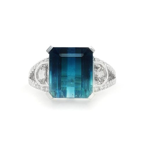 Bi-Colour Brazilian Tourmaline Ring