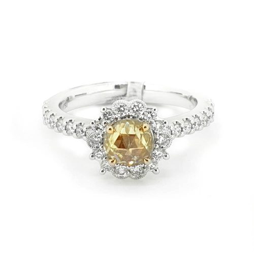 Champagne Diamond Ring