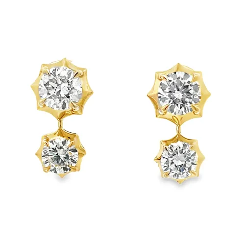 Diamond Star-Burst Double Drops