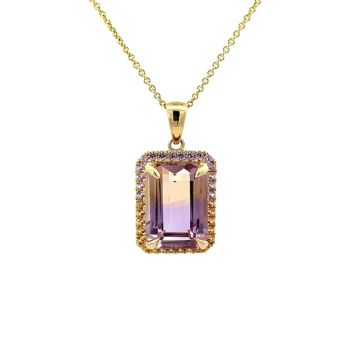 Dusky Sunset Ametrine Pendant