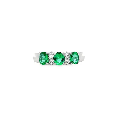 Eden Emerald and Diamond Band