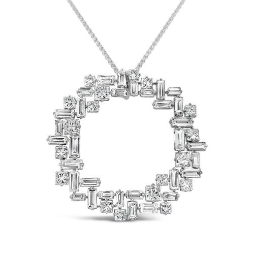Geometric Diamond Wreath